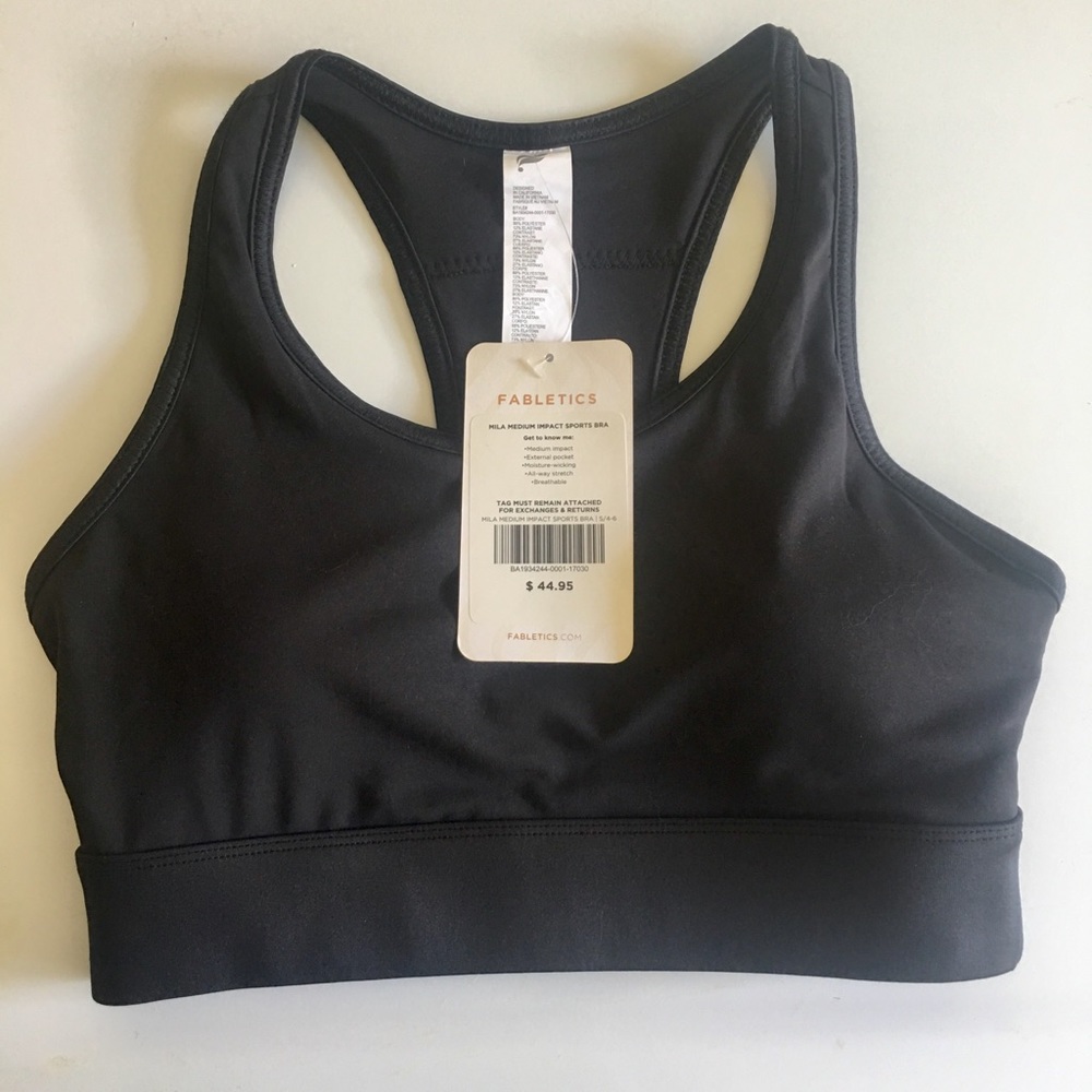 Fabletics Mila Medium Impact Sports Bra NWT